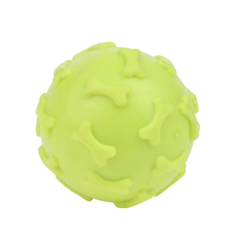 Squeaky Latex Dog Toy Ball – Paw Print for Small Breeds Dog Chew Toy Richie's A10