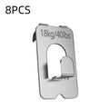 Claw Picture Hangers for Drywall – Heavy Duty 40 Lb Hooks Picture Wall Hangers Richie's 8PCS