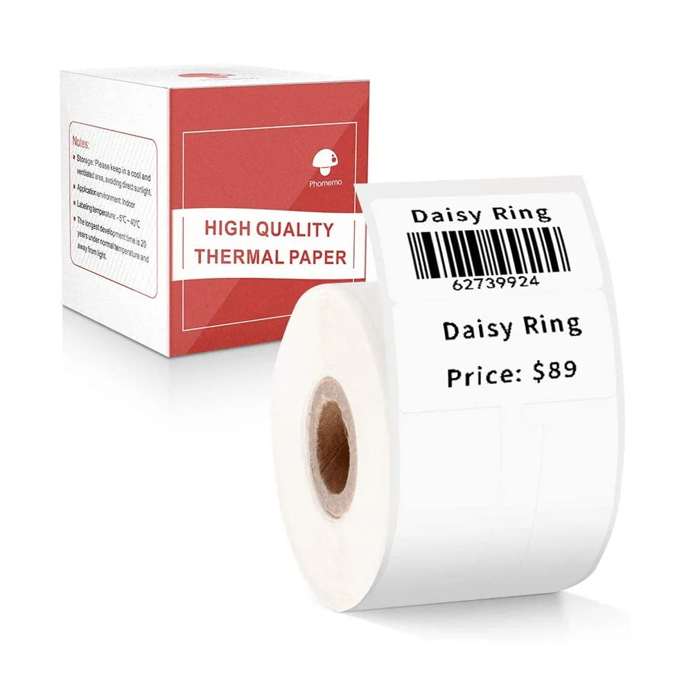 Phomemo M110/M200 Self-Adhesive Thermal Labels Roll 20–50mm Thermal Label Roll Richie's 25x30 45
