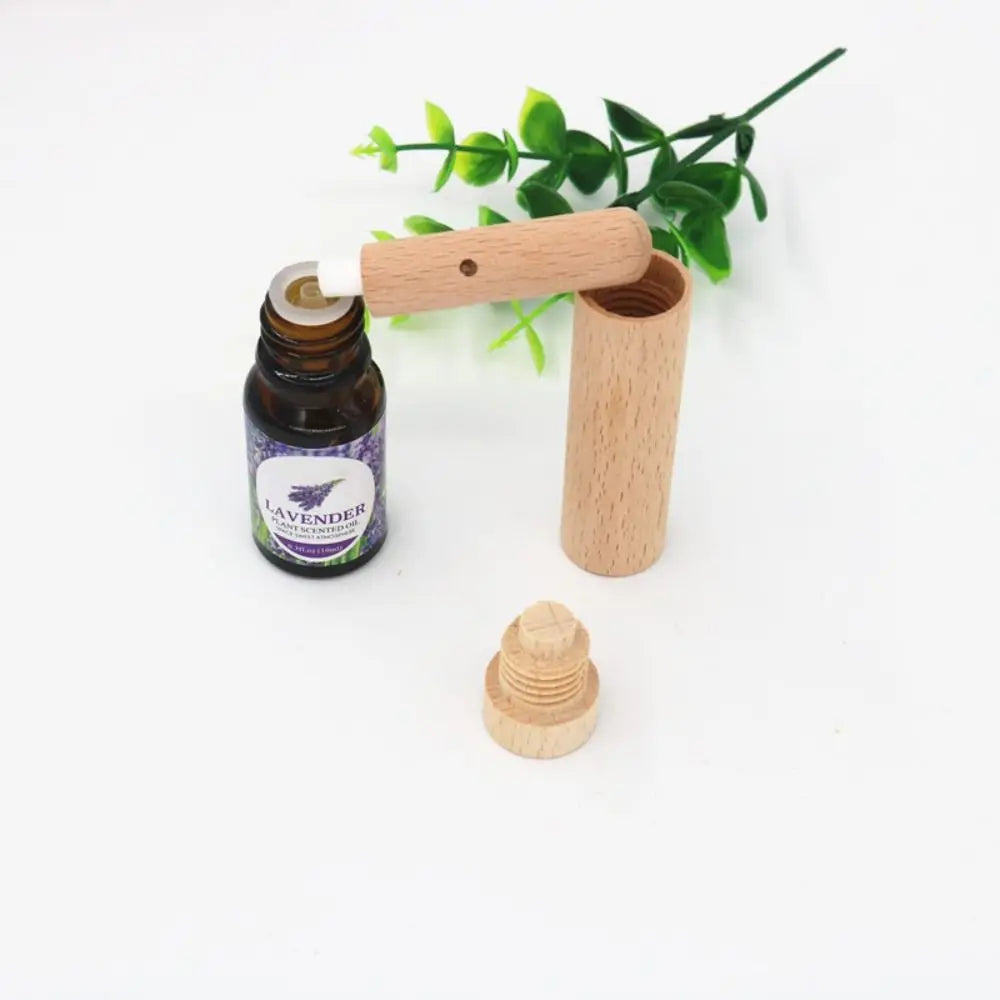 Wooden Essential Oil Aroma Diffuser Inhaler with Wick Aroma Diffuser Inhaler Richie's