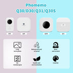 Phomemo Q30 White Waterproof Thermal Labels – 3 Rolls Thermal Label Rolls Richie's