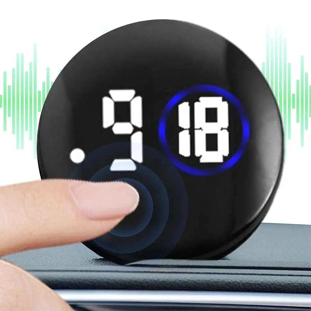 Mini Car Dashboard Clock Touch LED Display | Auto Interior Car Dashboard Clock Richie's