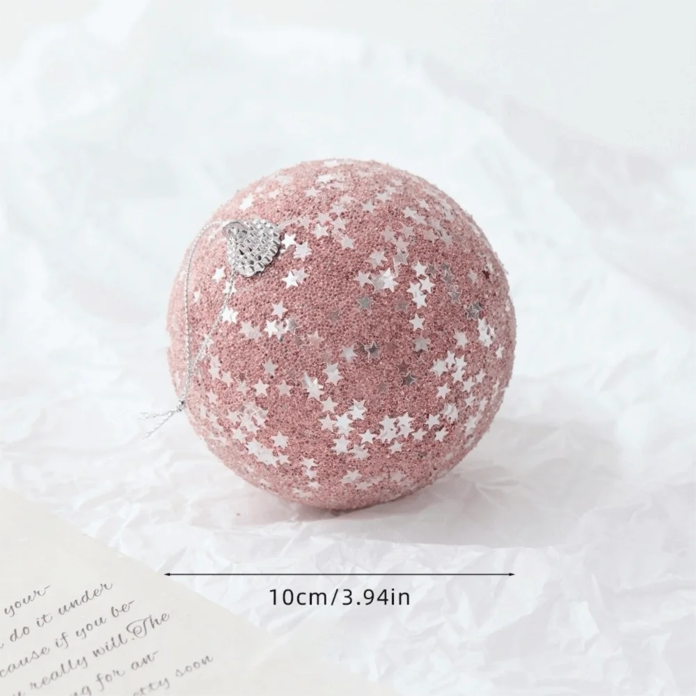 Pink Shatterproof Christmas Ball Ornaments – Velvet Foam Xmas Décor Christmas Tree Ornaments Richie's Ball 4
