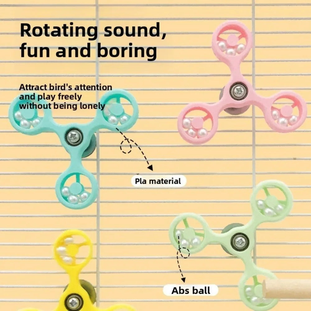 Rotating Spinner Wheel Bird Toy – Parrot, Cockatiel & Budgie Bird Enrichment Toy Richie's