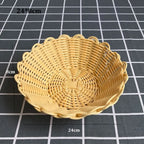 Imitation Rattan Woven Storage Basket – Fruit, Snacks & Home Woven Storage Basket Richie's
