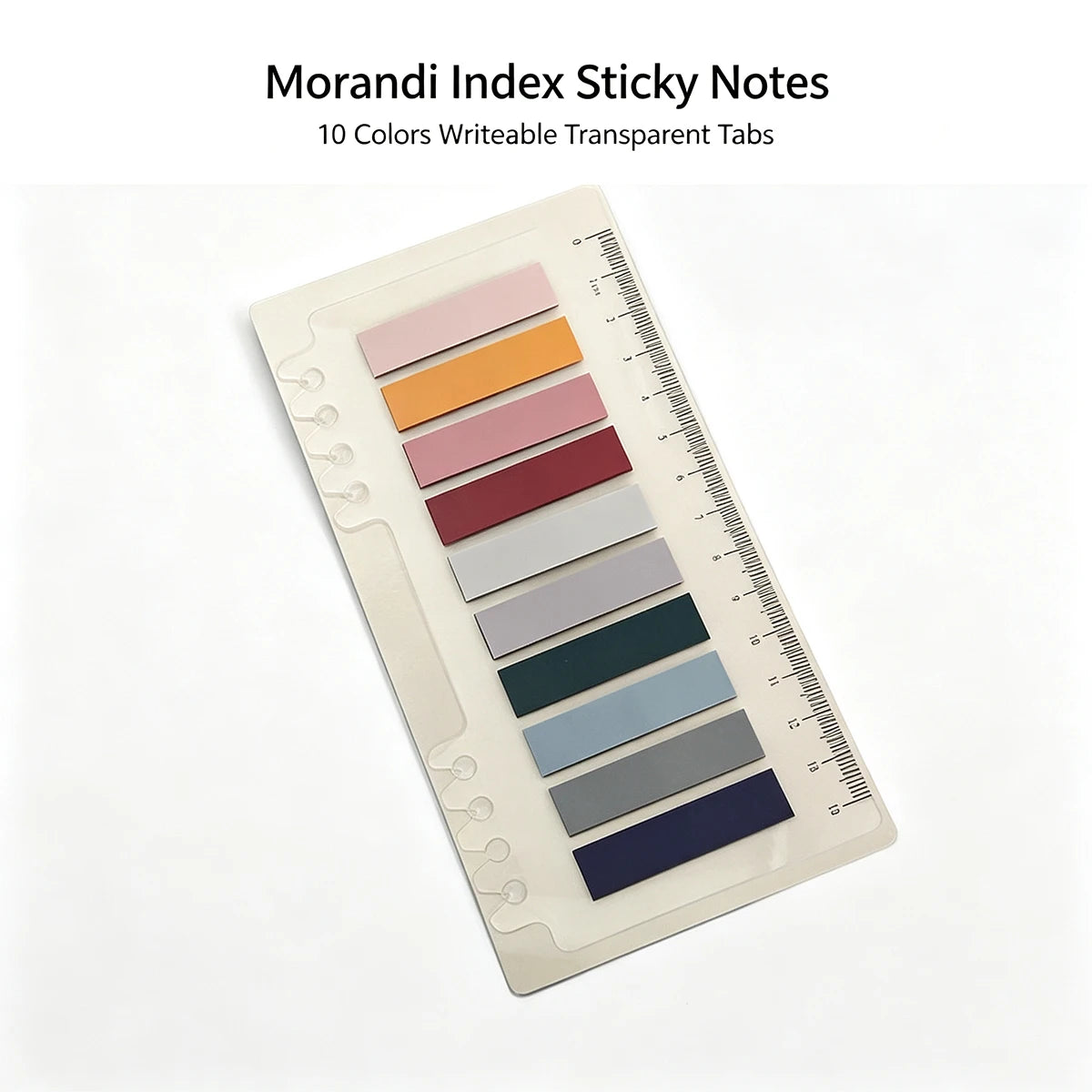 Transparent Index Tabs – 10 Color Writeable Sticky Page Markers Sticky Index Tabs Richie's