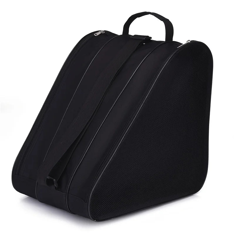 Three-Layer Large Capacity Skate Bag with Shoulder Strap Skate Storage Bag Richie's black 1pc