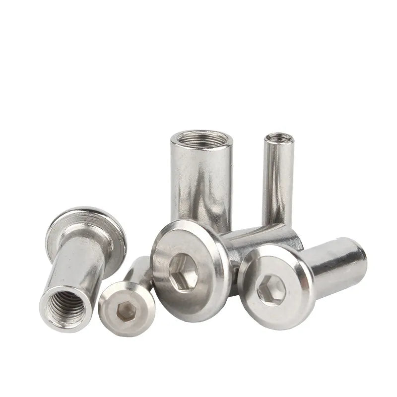 M3 M4 M5 304 Stainless Steel Hex Socket Furniture Cap Nut Insert Insert Cap Nut Richie's 5pcs M5x25mm
