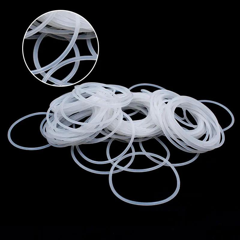 5-Pack VMQ Silicone O-Ring Gaskets CS1.9mm – Heat-Resistant Seals Silicone O-Ring Gasket Richie's