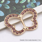 Pearl Rhinestone Scarf Ring Clip & Shirt Buckle for Women Scarf Ring Clip Richie's Gold-Style A