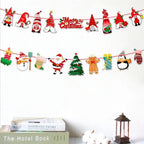 Christmas Hanging Bunting Banner – Xmas Non-Woven Party Decor Christmas Bunting Banner Richie's