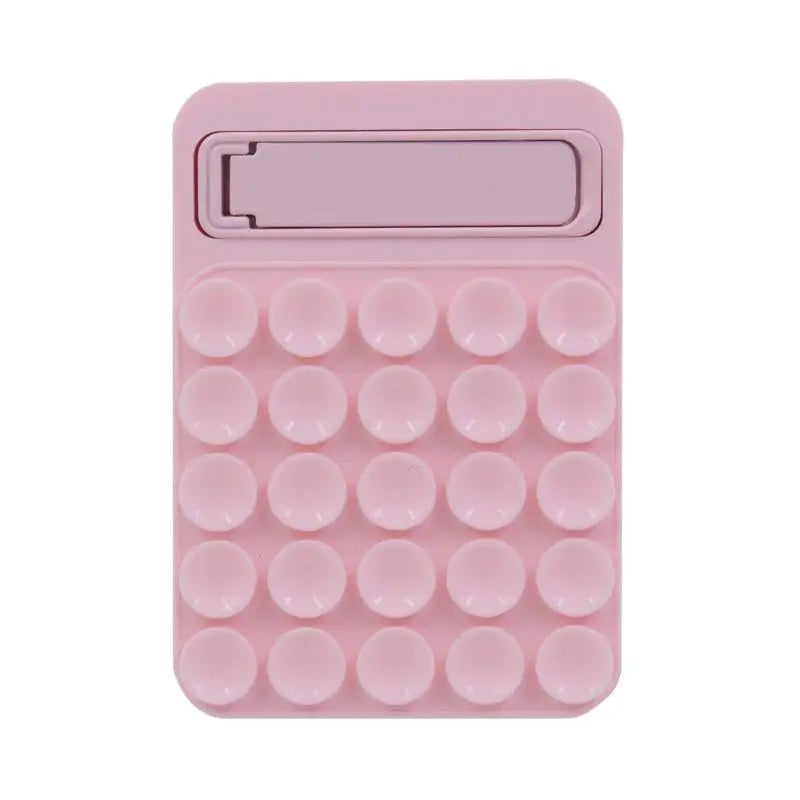 Foldable Silicone Suction Phone Mount – Shower Mirror Holder Phone Suction Mount Richie's Light pink