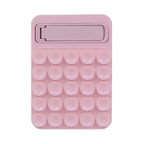 Foldable Silicone Suction Phone Mount – Shower Mirror Holder Phone Suction Mount Richie's Light pink