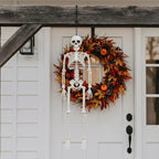 Posable Halloween Skeleton Prop – 15.7" Realistic Plastic Bones Halloween Skeleton Prop Richie's