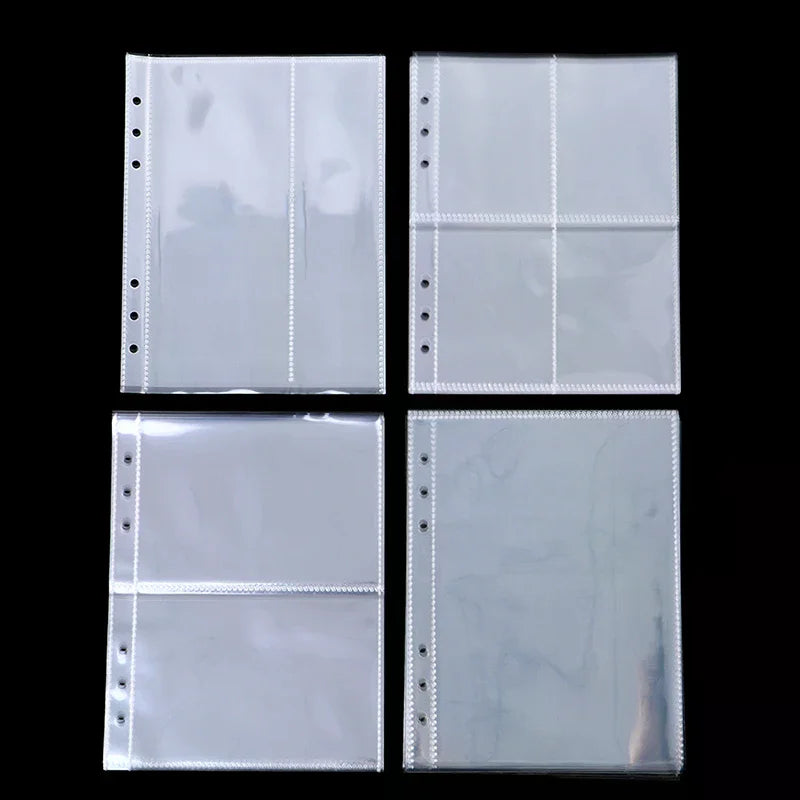 10Pcs Clear A5 Binder Refill Sleeves – Photo & Card Pockets Binder Refill Sleeves Richie's
