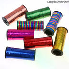 100 Yards Holographic Glitter Curling Ribbon for Gifts & Parties Decorative Craft Ribbon Richie's