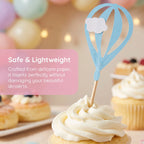 30Pcs Hot Air Balloon Cake Toppers & Cloud Cupcake Picks Cake Topper Set Richie's