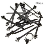 Nylon Push-Mount Car Wire Harness Cable Clips 10/20PCS Cable Harness Clips Richie's A20
