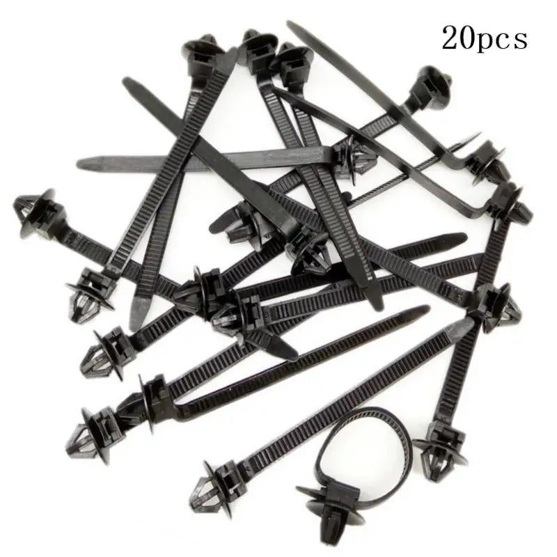Nylon Push-Mount Car Wire Harness Cable Clips 10/20PCS Cable Harness Clips Richie's A20
