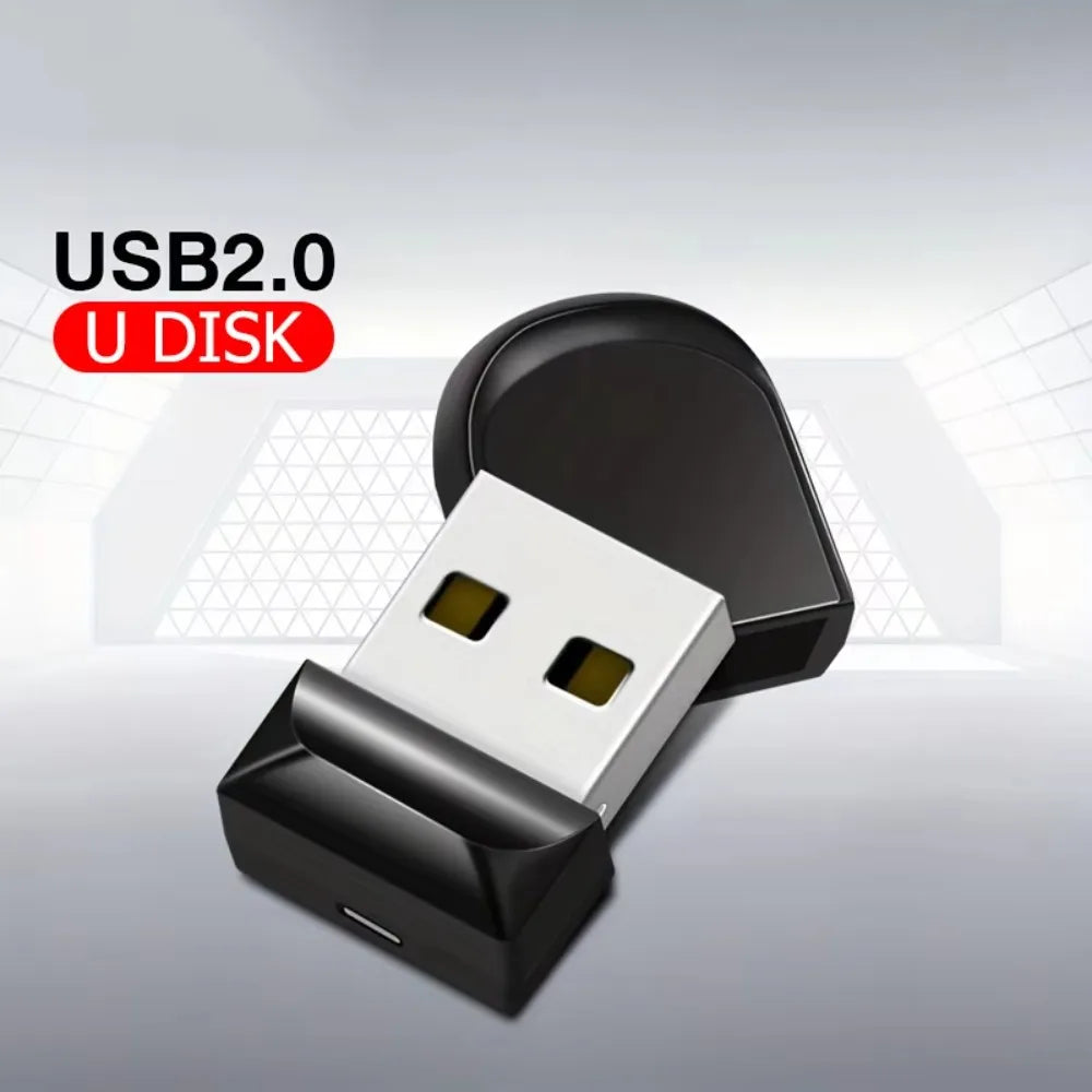 FUCHU USB 2.0 Flash Drive 4GB–128GB Metal Pen Drive USB Flash Drive Richie's 4GB