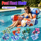 Inflatable Pool Float Lounger Chair with Armrests & Backrest Inflatable Pool Float Richie's