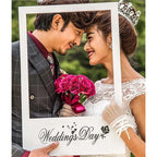 Wedding Photo Frame DIY Prop – White Elegant Photo Booth Photo Booth Prop Richie's