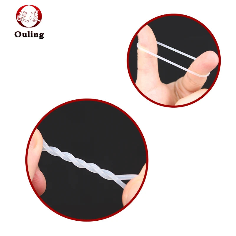 VMQ White Silicone O-Ring Seals CS1–1.5mm OD3–100mm Gaskets Silicone O-Ring Seals Richie's