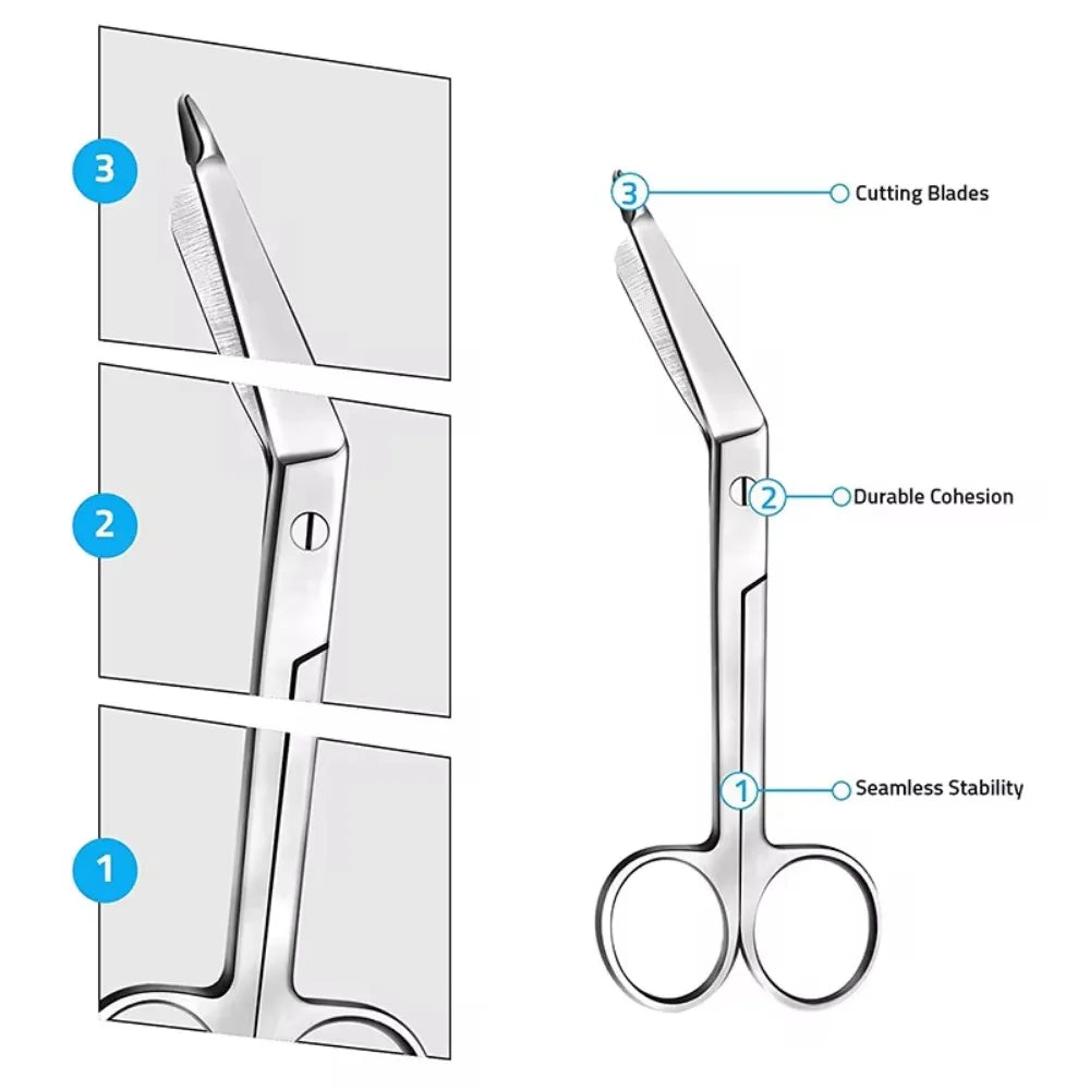 Stainless Steel Bandage Scissors 11cm & 14cm – Dressing Scissors Bandage Scissors Richie's