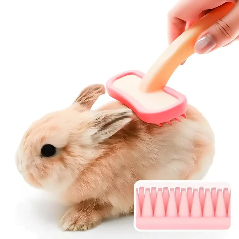Silicone Pet Comb for Cats, Rabbits & Guinea Pigs S/L Pet Grooming Comb Richie's
