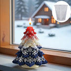 Christmas Tree Snowflake Silicone Mold for DIY Candles & Crafts Silicone Craft Mold Richie's