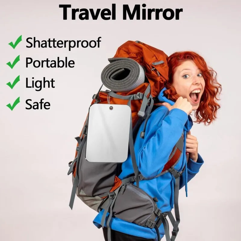 Acrylic Fogless Shower Mirror – Anti-Fog Shaving & Makeup Fogless Shower Mirror Richie's