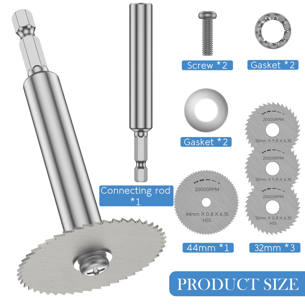 22–50mm Circular Saw Blade Set & Pipe Cutting Positioner Kit Pipe Cutting Kit Richie's E Saw blade set