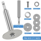 22–50mm Circular Saw Blade Set & Pipe Cutting Positioner Kit Pipe Cutting Kit Richie's E Saw blade set