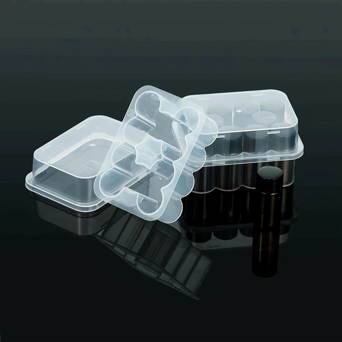 2-Pack Clear 3ml Vial Storage Case for Fridge – 20 Slots Vial Storage Case Richie's