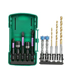 10-Piece S2 Steel Impact Bit Set – Magnetic Hex Shank Driver Kit Impact Bit Set Richie's