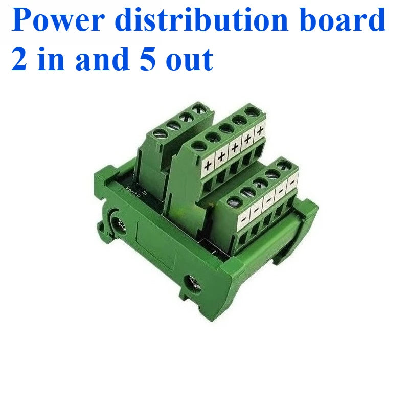 DIN Screw Terminal Block PCB Power Distribution Splitter Screw Terminal Block Richie's