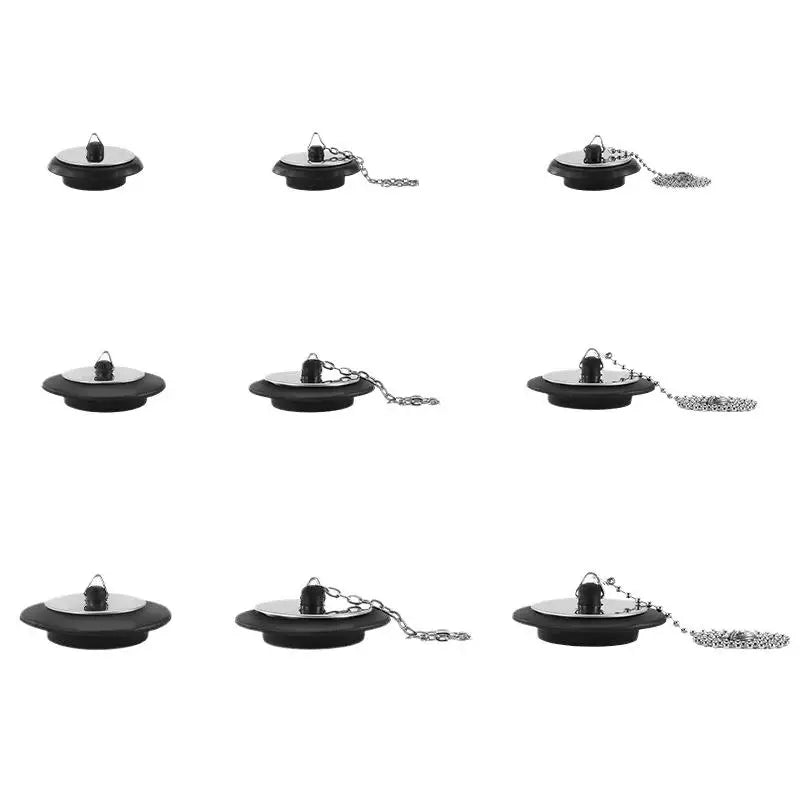 Stainless Steel Sink Stopper with Chain – Leak-Proof Drain Sink Drain Stopper Richie's