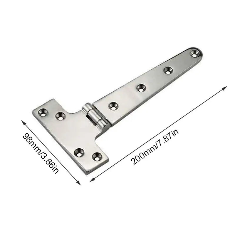 316 Stainless Steel Marine T-Hinge – Heavy Duty Anti-Rust Marine T-Hinge Richie's 200x98mm