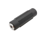 3.5mm Female to Female Stereo Audio Coupler Adapter – Black Audio Cable Adapter Richie's 1Pcs