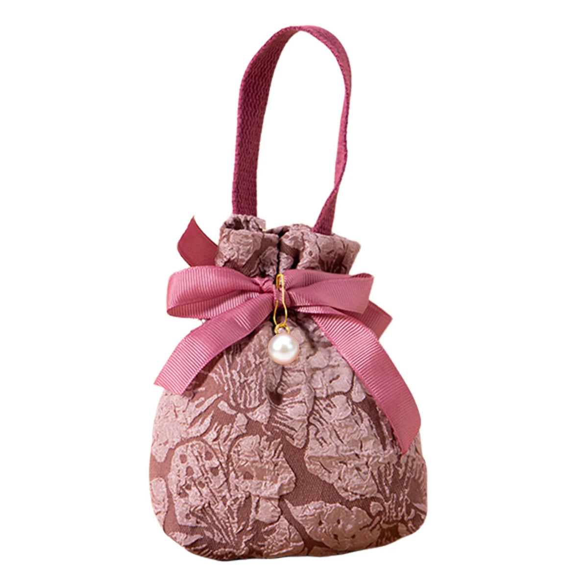 Christmas Candy Gift Bag – Fabric Drawstring Party Favor Bag Gift Favor Bag Richie's Taro Purple B