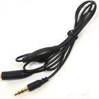 3.5mm AUX Male to Female Extension Cable with Volume Control Audio Extension Cable Richie's