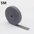 5M Cable Organizer Wire Winder Tape – Cord Management Cable Management Tape Richie's Grey-5m