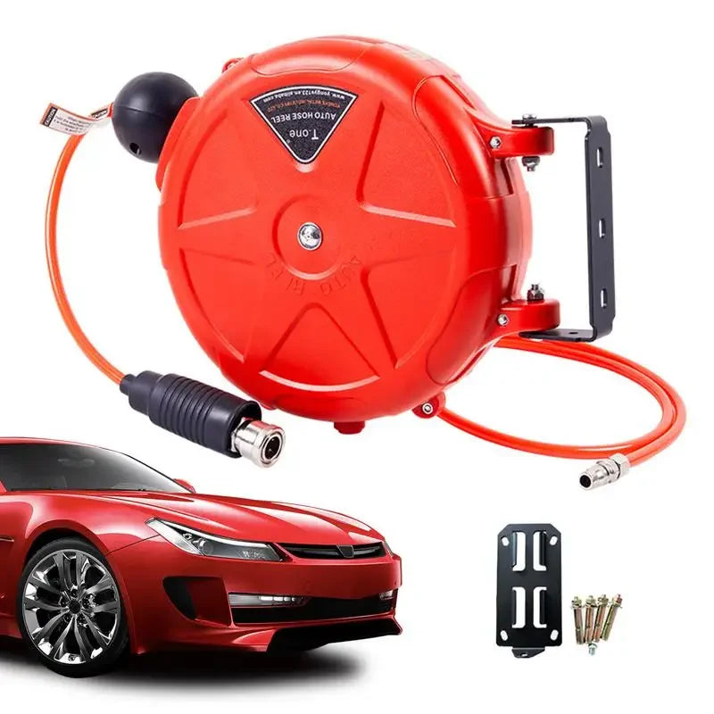 Automatic Rewind Air Hose Reel 10m Wall Mounted Swivel Bracket Air Hose Reel Richie's