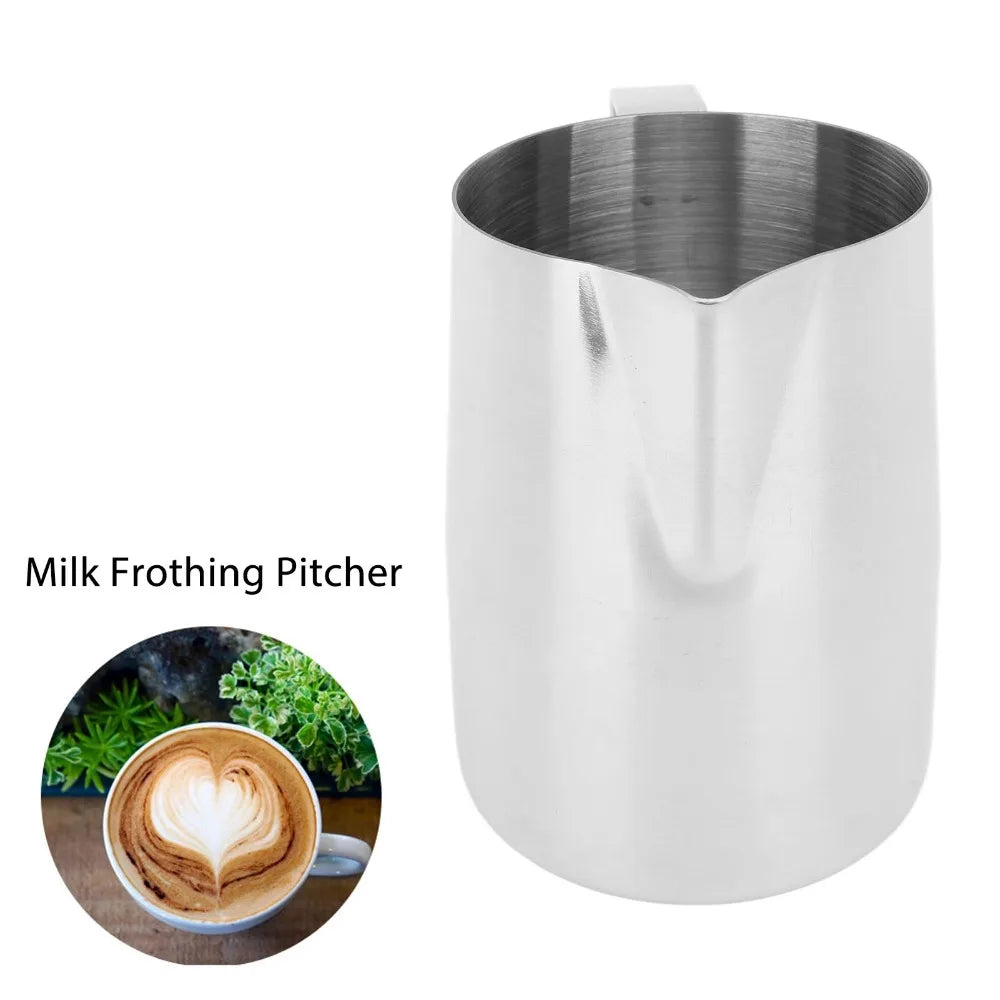 450ml Milk Frothing Pitcher – Stainless Steel Latte Art Milk Frothing Pitcher Richie's