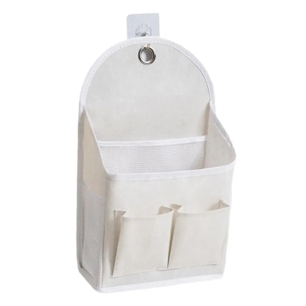 Fabric Hanging Door Wall Organizer – Multi-Pocket Storage Bag Hanging Storage Organizer Richie's white