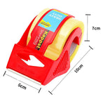 Heavy Duty Clear Packing Tape with Dispenser – Shipping Kit Tape Dispenser Set Richie's Red B