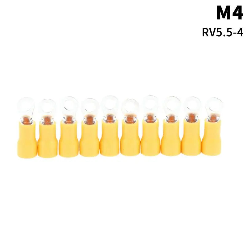 RV5.5 Insulated Ring Crimp Terminals M4–M8 | Marine & RV Wiring Ring Crimp Terminals Richie's RV5.5-4 10pcs