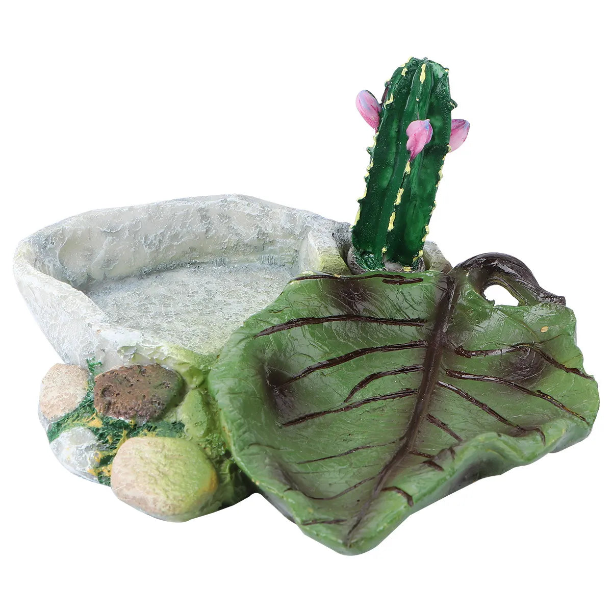 Reptile Cactus Food & Water Bowl – Easy Clean, Odor Resistant Reptile Feeding Bowl Richie's