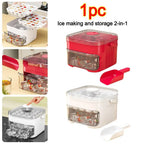 50-Cube Ice Maker Mold | Double-Layer Easy-Press Ice Tray Ice Cube Mold Richie's