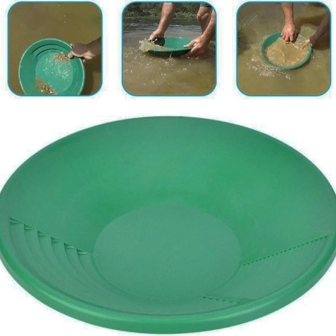 Plastic Gold Panning Pan – Nugget Mining & Prospecting Basin Gold Panning Pan Richie's